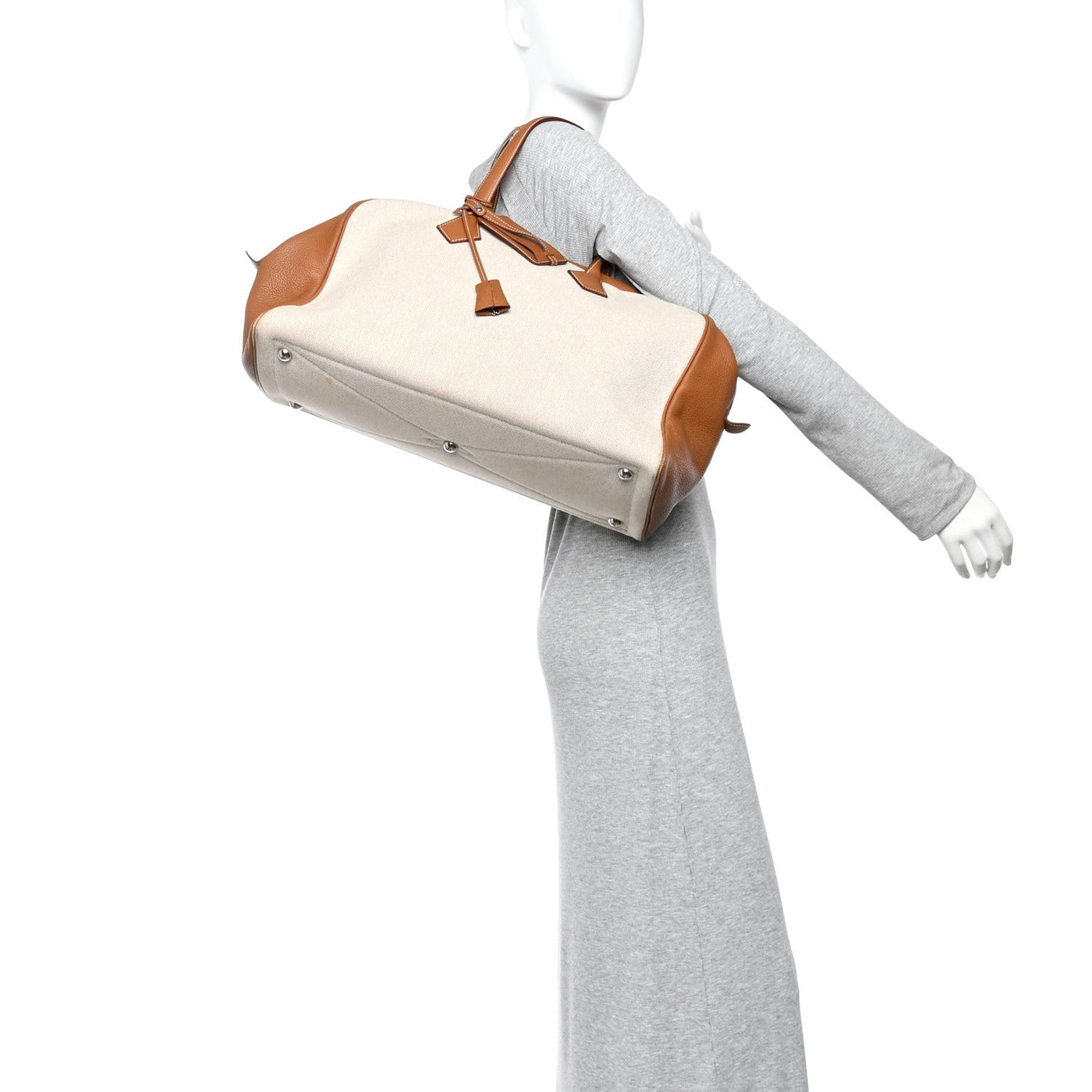 LOUIS VUITTON TOILE TAURILLON CLEMENCE VICTORIA II 43 GOLD