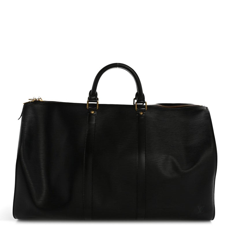 LOUIS VUITTON EPI KEEPALL 50 BLACK