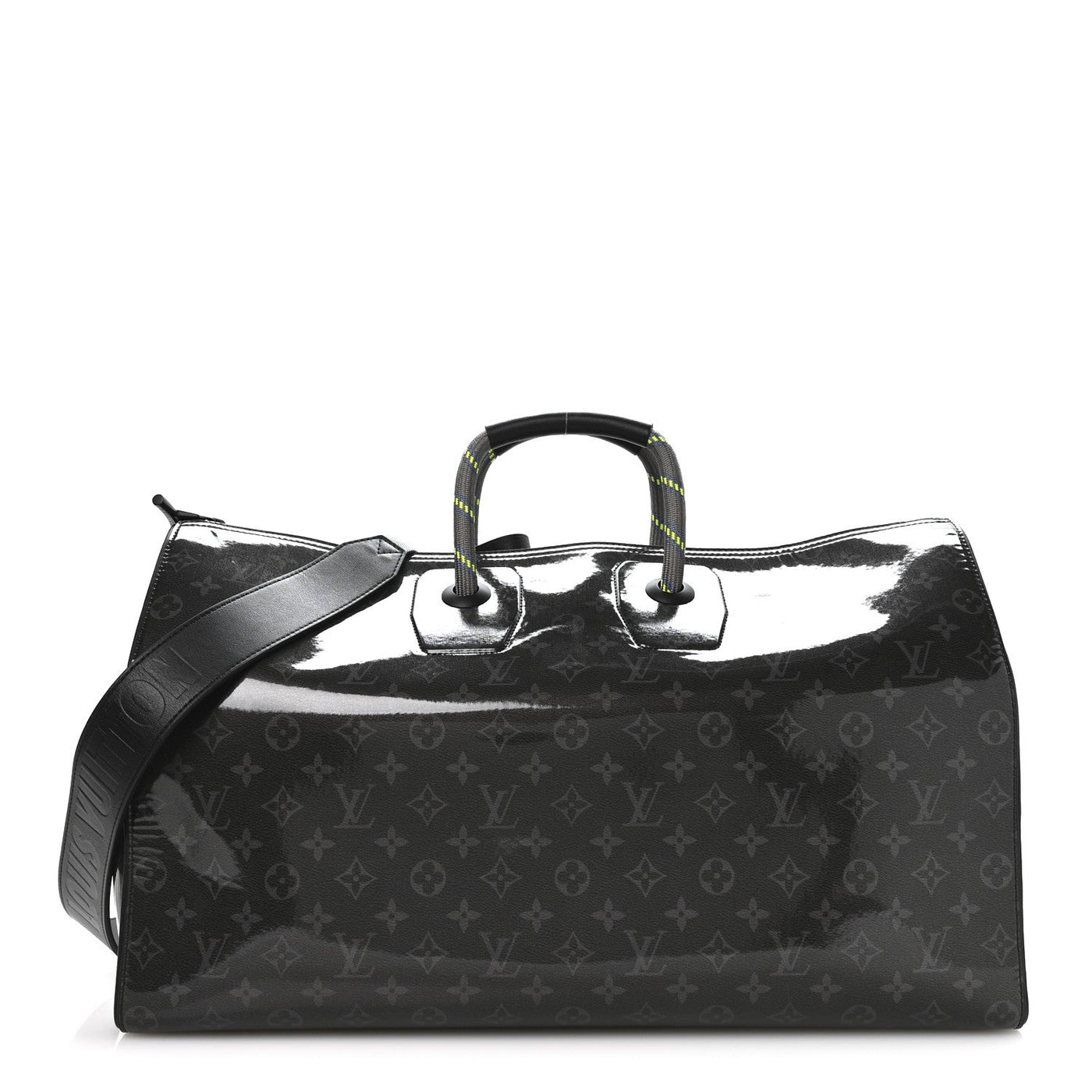 LOUIS VUITTON MONOGRAM ECLIPSE GLAZE KEEPALL BANDOULIERE 50